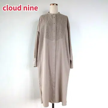 cloud nine 원피스 자수 코튼 루즈핏