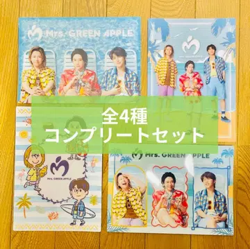 로손 한정판 Mrs. GREEN APPLE 비주얼 시트 전 4종