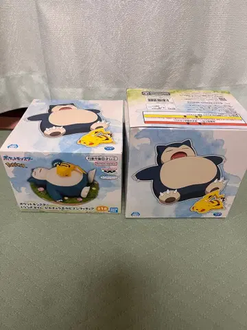 포켓몬 편안한 시간 피카츄 & 카비곤 피규어