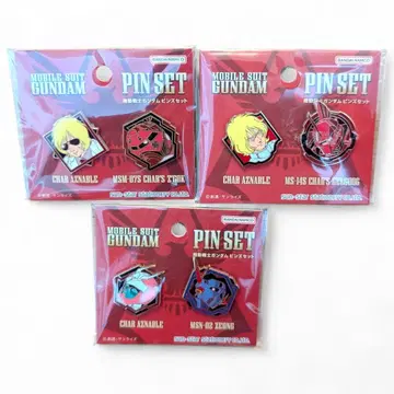 미개봉 새상품 기동전사 건담 샤아 핀즈 세트 3종 세트