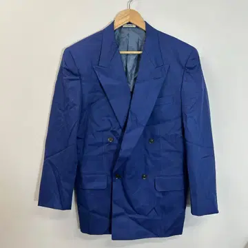 00's vintage DOMON 테일러드 자켓 파랑 그런지 y2k