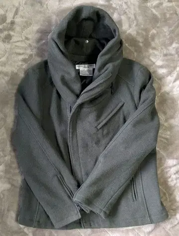 KATHARINE HAMNETT 후디드 멜톤 블루종 카키 BL