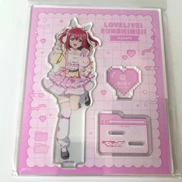 러브 라이브 Aqours 소프맵 애니가 아크릴 스탠드 쿠로사와 루비