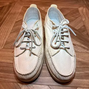 Paraboot MALIBU 데크 슈즈 모카신 / 화이트