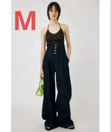 MOUSSY 코르셋 디자인 배기 데님