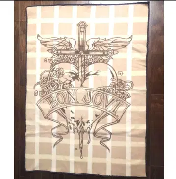 [ 새상품 ] BON JOVI 담요