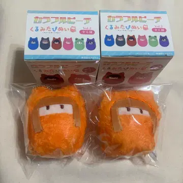 컬러풀 피치 에토 씨 호두 싸개 인형 2개 세트