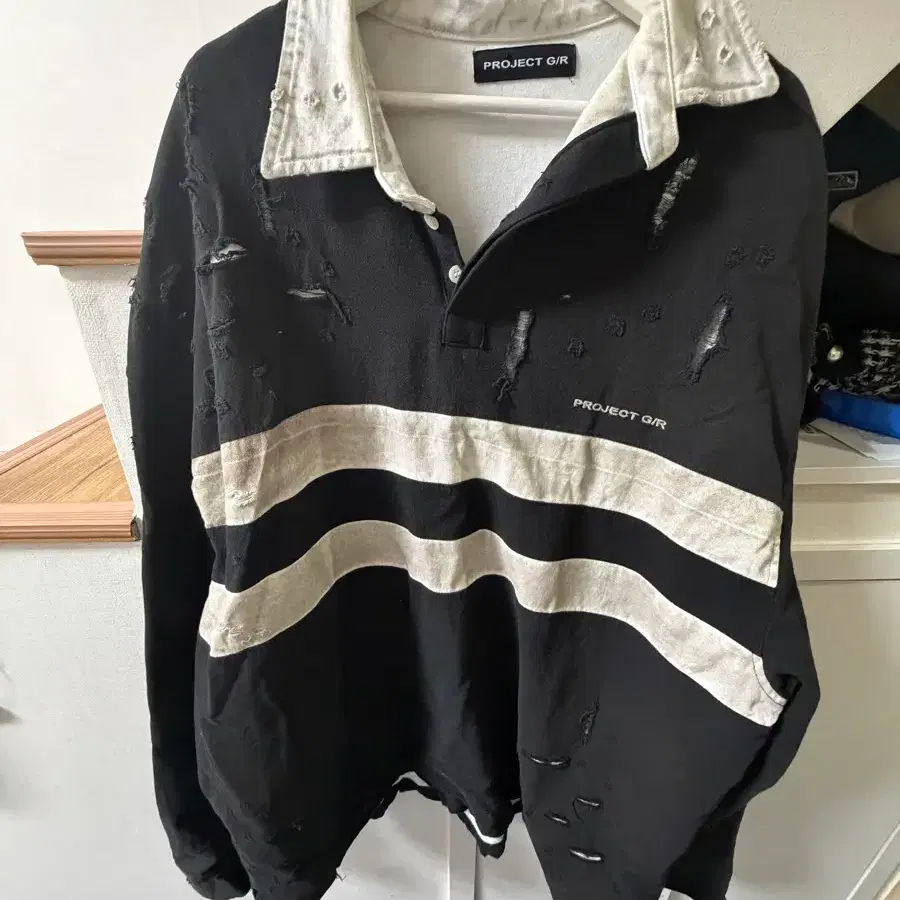 2) Project GR Polo Shirt Navy #프로젝트GR,#그레일즈,#프지알,#셔츠