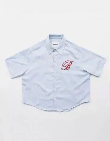 badblood 크롭 반팔 셔츠