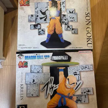 제일복권 드래곤볼 피규어 40th 크리링 손오공 세트