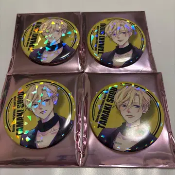 벚꽃사중주 고등학교 호스트부 카페 홀로그램 캔뱃지 스오우 타마키