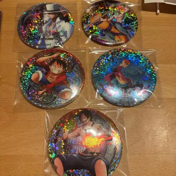 원피스 야라이 캔뱃지 SHINE 루치 루피 에넬 마르코 에이스