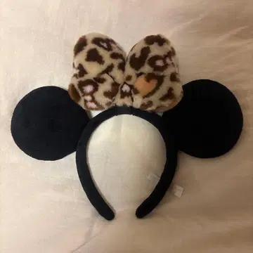 디즈니 머리띠 레오파드 무늬