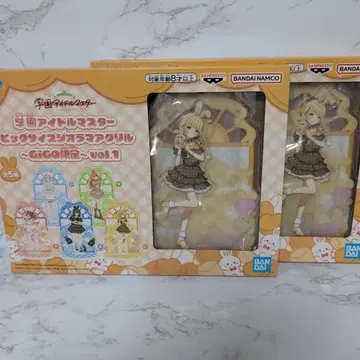 GIGO 한정판 학원 아이돌 마스터 빅 사이즈 디오라마 아크릴 2개 세트