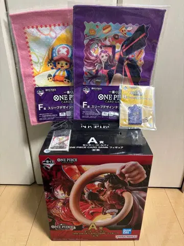 [ 제일복권 ] 원피스 카드 게임 A상 루피 피규어 F상 H상 4점 세트