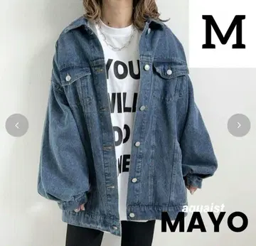 새상품 시마무라 MAYO ema G 데님 자켓 블루 M