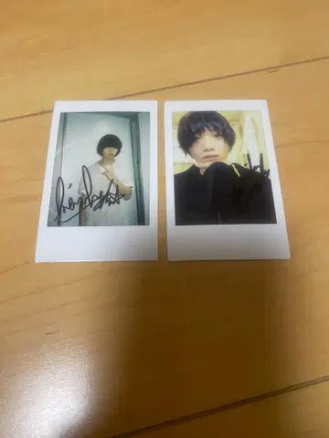 우에다 케이스케 친필 사인 폴라로이드