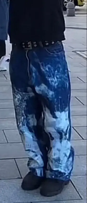 archive 리메이크 페인트 데님 일점물