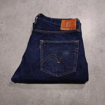 SAMURAI JEANS S5000VX 데님 다크 네이비 셀비지 W34