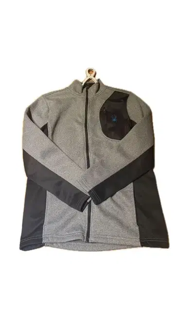 SPYDER 플리스 자켓 그레이/블랙