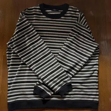 BACK NUMBER 스트라이프 긴팔 티셔츠 XL