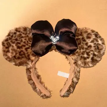 디즈니 머리띠 레오파드 무늬