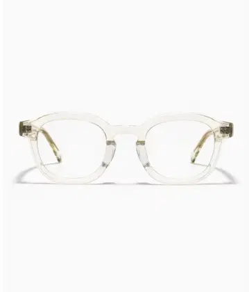 [렌즈 교환권 포함] JINS 클리어 프레임 무도수 안경 STANDARD