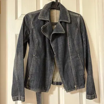 마지널 글래머 사이즈 2 다크 데님 라이더 자켓