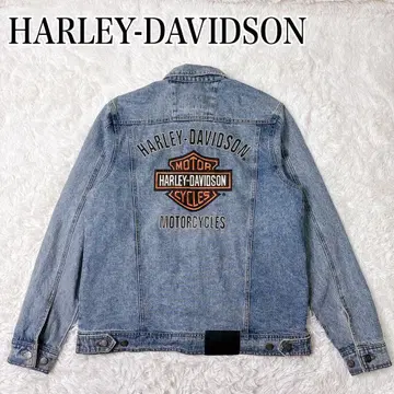 할리데이비슨 데님 자켓 아메카지 자수 버튼 다운 4th