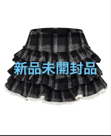 andwang Charm 프릴 퀼로트 미니스커트