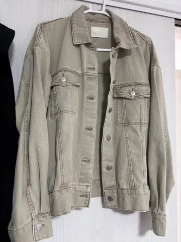 Chico 데님 자켓 그린