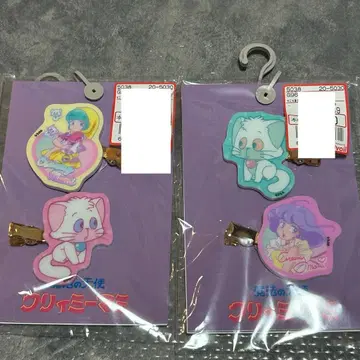 크리미마미 헤어 클립 2세트