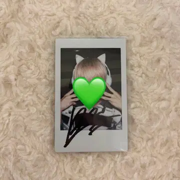 러브시크 료 크라우드 펀딩 리워드 친필 사인 폴라로이드