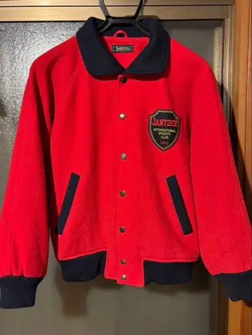 빈티지 JANTZEN 스타디움 점퍼 바시티 자켓 블루종 리브