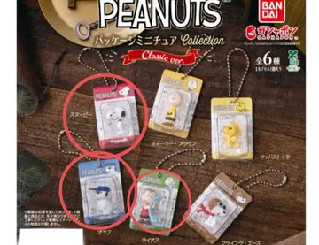 PEANUTS 패키지 미니어처 컬렉션 가챠