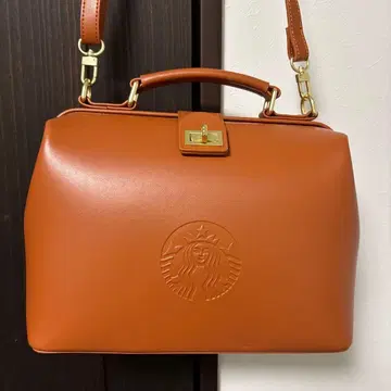 스타벅스 가죽 카페 백