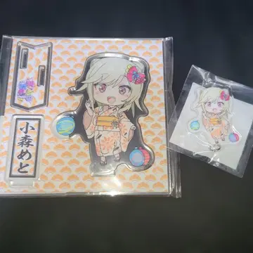 예능인 부대와 여름 기분! 여름 축제 아크릴 스탠드 키링 코모리 메토