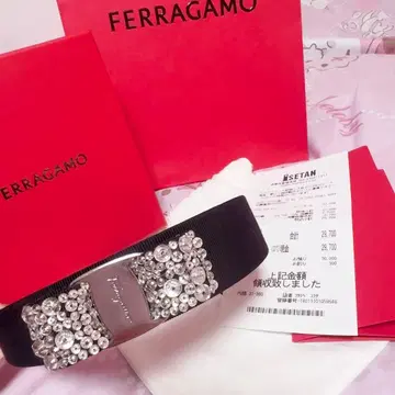 Ferragamo 페라가모 바라 리본 머리띠