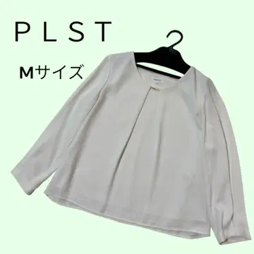 플라스테 PLST 에스테 조젯 부품 블라우스 M 사이즈