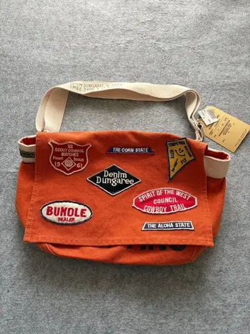 미사용 새상품 26 SS DENIM&DUNGAREE 와펜 숄더백