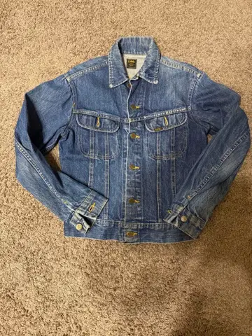 70s-80s Lee 캐나다제 데님 자켓 블랙 택 M.R. 레어