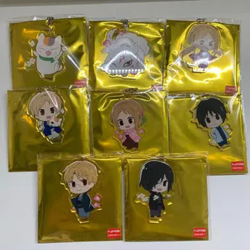 나츠메 우인장 15주년 미니캐릭터A 아크릴 키링 컴플리트 세트