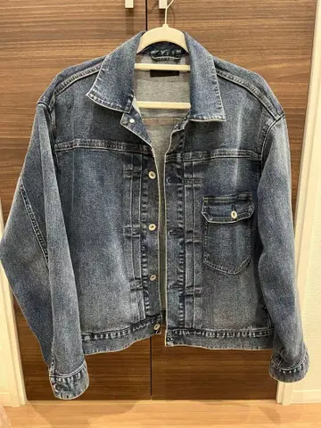 UNIQLO 다크 블루 데님 자켓