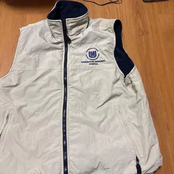 [ USA 구매 ] 빈티지 자수 로고 나일론 베스트