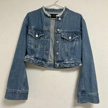 EMODA 에모다 데님 자켓 크롭 기장 G 자켓