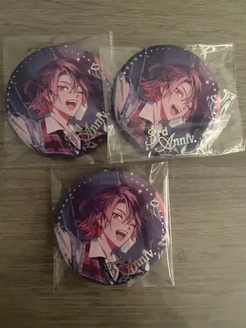 니지산지 와타라이 히바리 캔뱃지 3rd Anniversary 캔뱃지