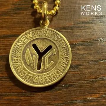 USA 뉴욕 토큰 빈티지 목걸이