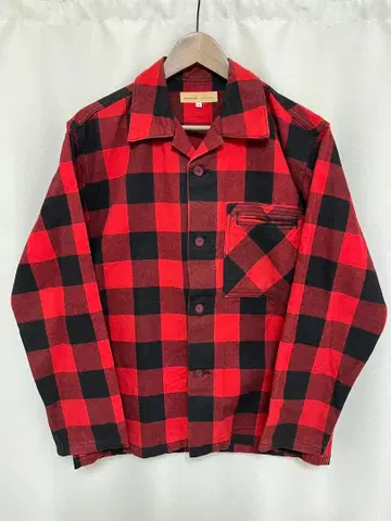 mmswlabs 체크 셔츠 블루종 네펜데스 자켓