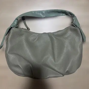 EXPU 탁한 그린 그레이 숄더백