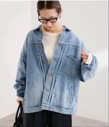 FRAMeWORK 엑스라지 데님 자켓 블루 A